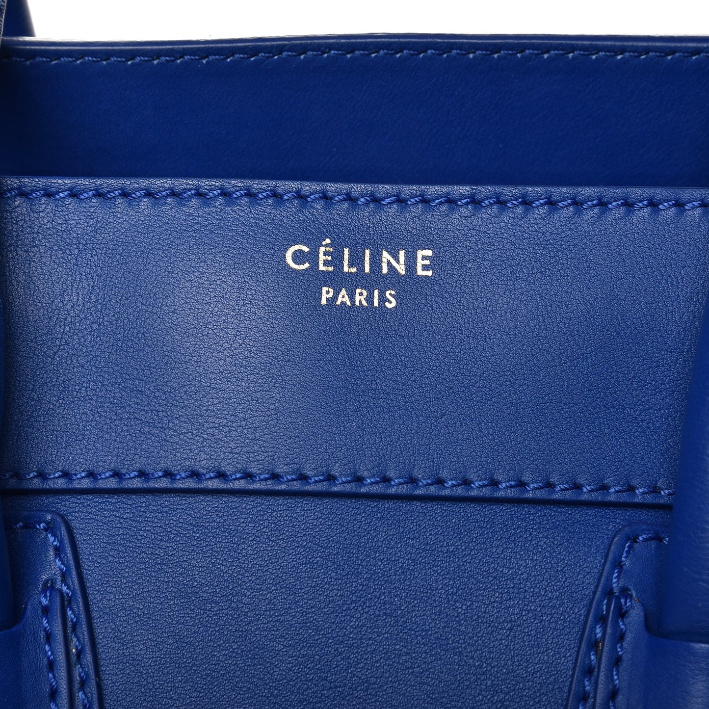 Smooth Calfskin Mini Luggage Royal Blue