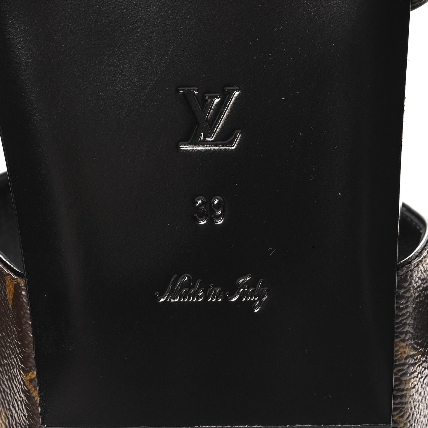 Monogram Bom Dia Mule Sandals 39 Black