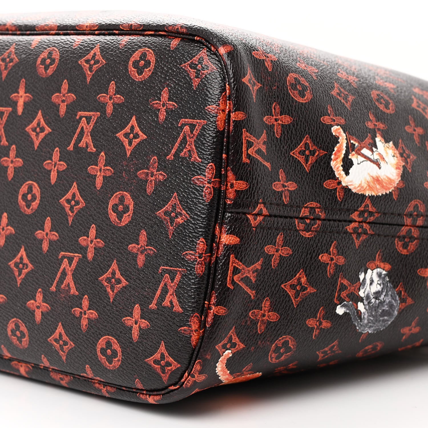 Louis Vuitton Catogram Neverfull MM Marron 11 of 12