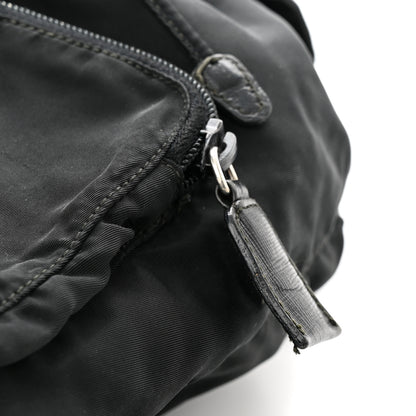 Prada Tessuto Nylon Saffiano Small Backpack Black 14 of 15
