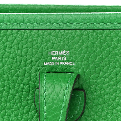 Hermes Taurillon Clemence Allegro Evelyne TPM Bamboo 6 of 10
