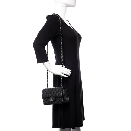 Chanel Iridescent Caviar Quilted Mini Rectangular Flap Black 2 of 11