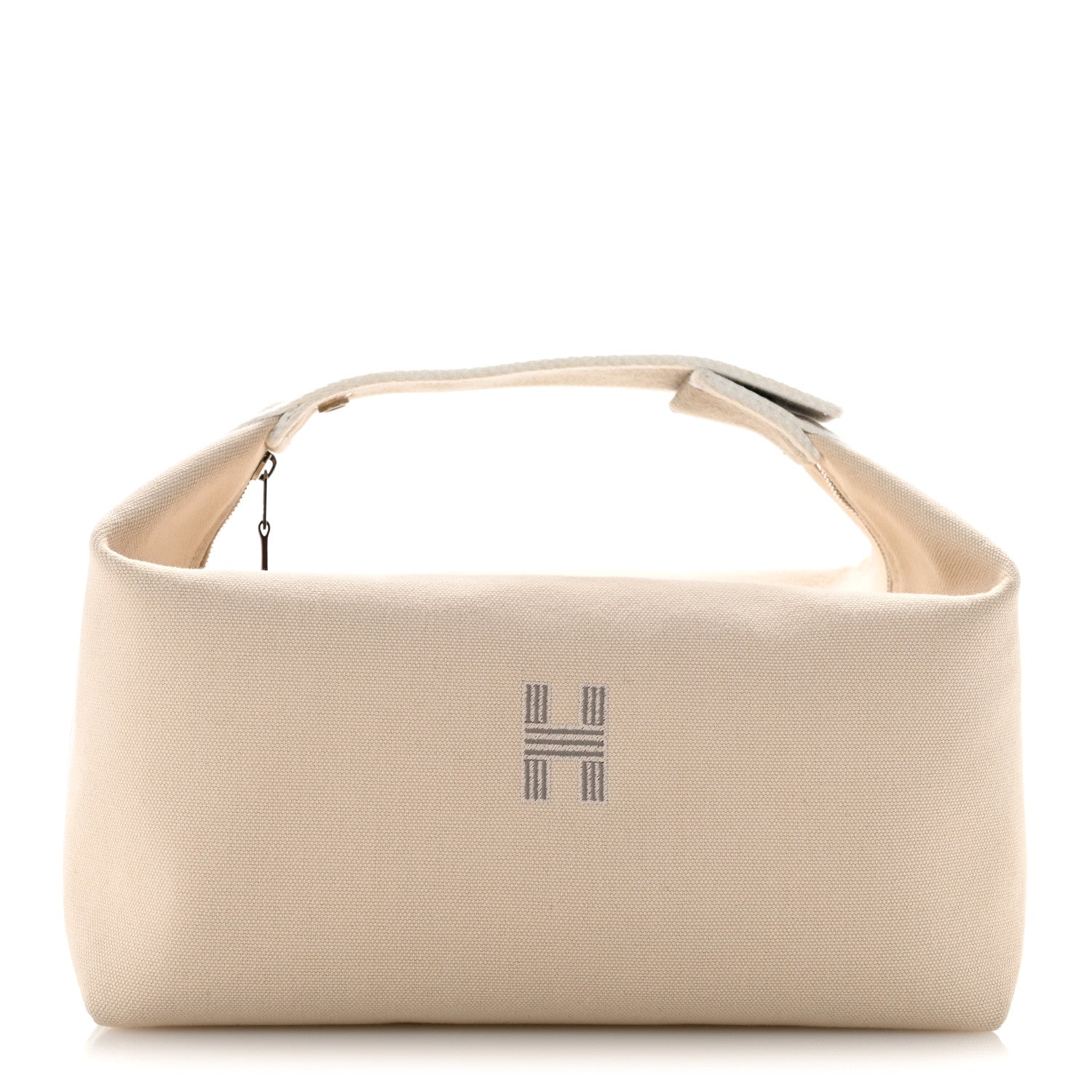 Hermes Canvas Large Bride-A-Brac Pouch Natural 1 of 7