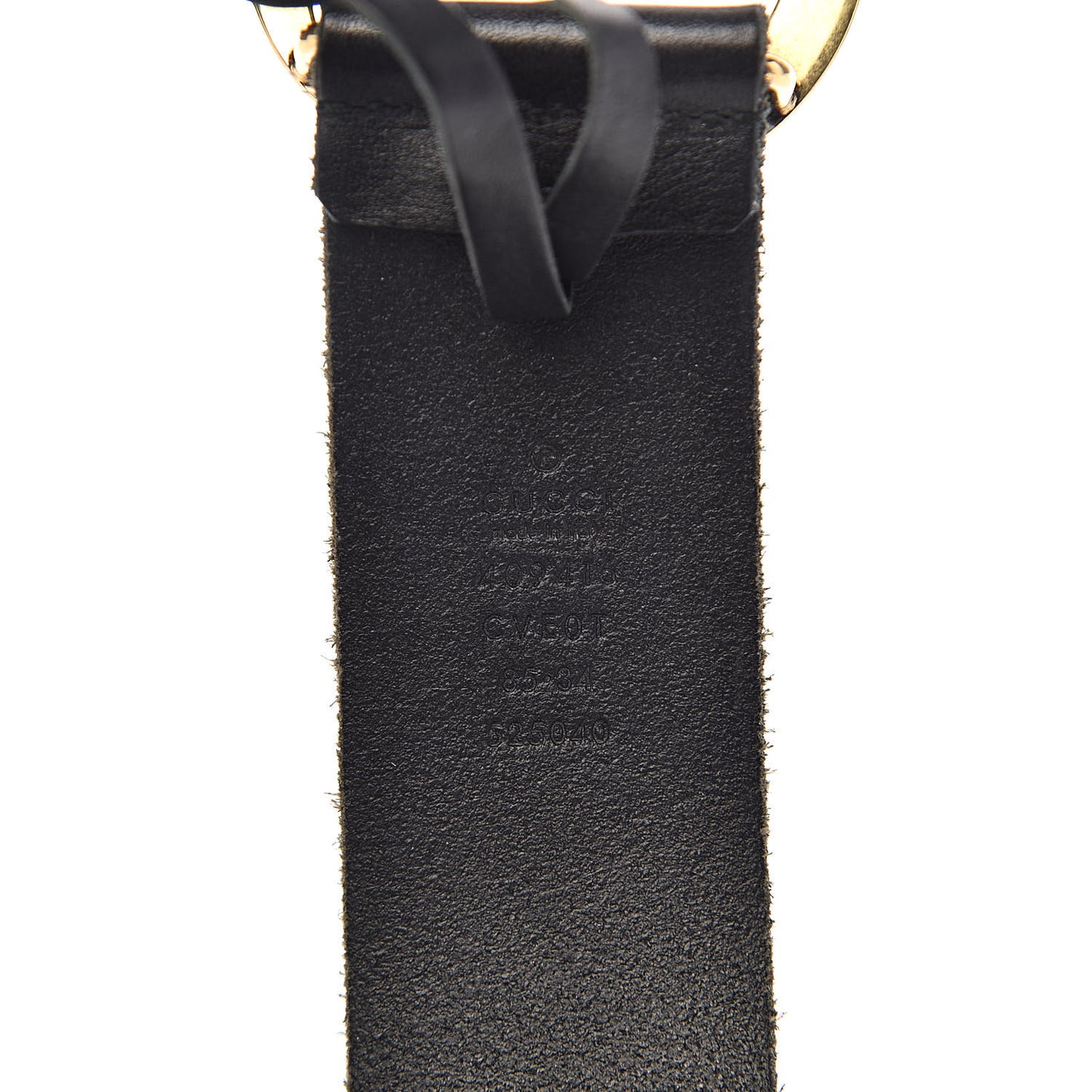 Faded Calfskin Double G 40mm Belt 85 34 Black
