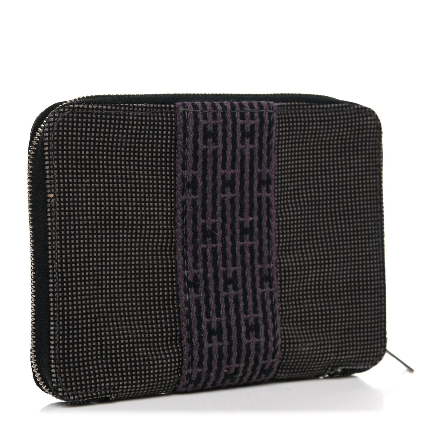 Canvas Herline Zip Wallet Grey