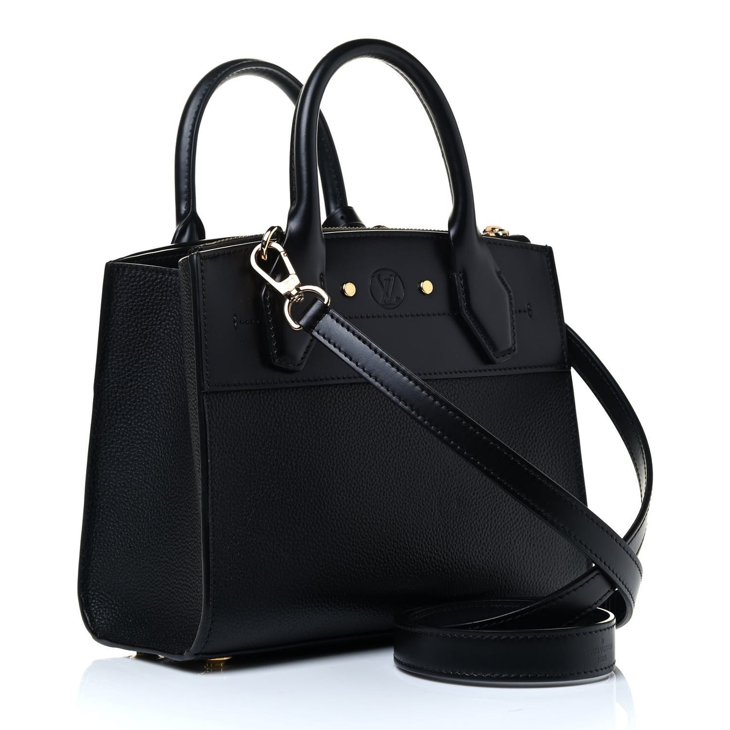 Calfskin City Steamer Mini Black