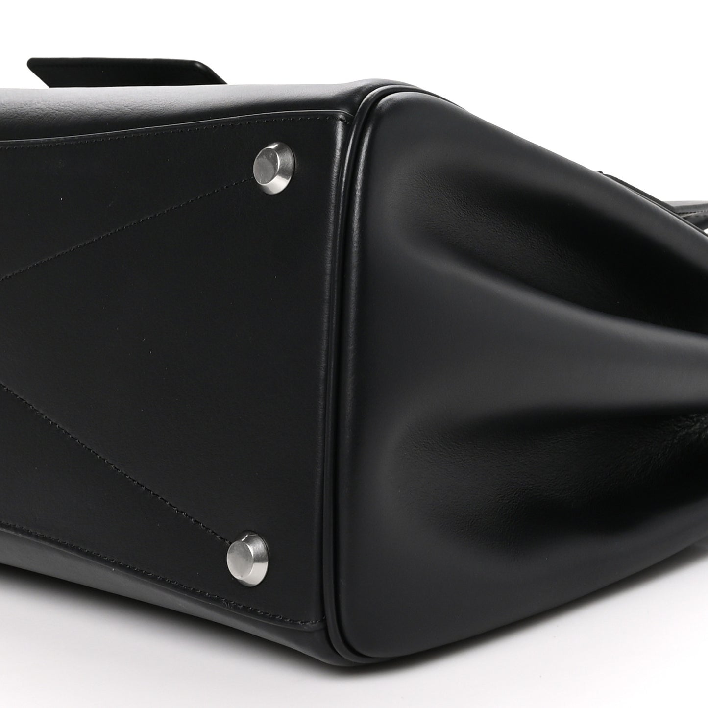 Smooth Calfskin Medium Bel Air Carry All Bag Black