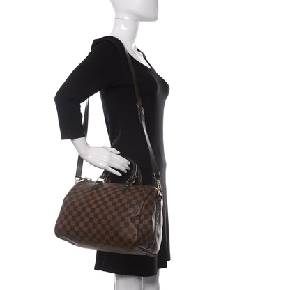 Louis Vuitton Damier Ebene Speedy Bandouliere 30 2 of 18
