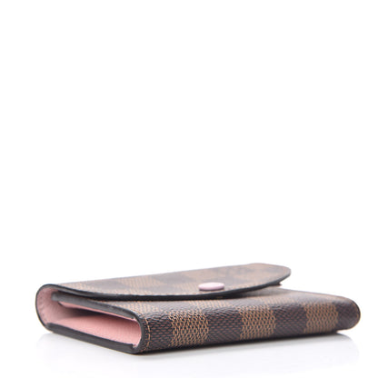 Louis Vuitton Damier Ebene Rosalie Coin Purse Rose Ballerine 4 of 7