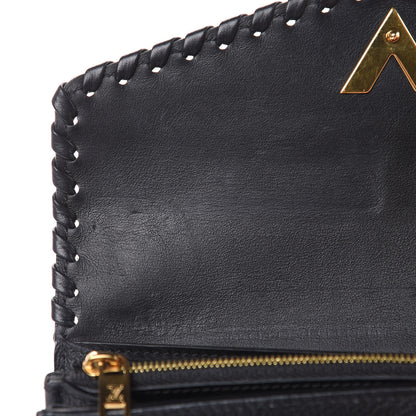 Louis Vuitton Monogram Cuir Plume Very Wallet Black 12 of 15