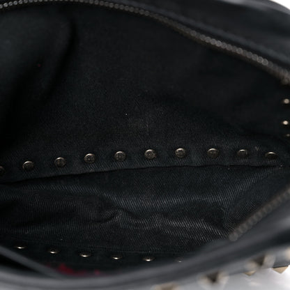 Valentino Garavani Calfskin Rockstud Camera Crossbody Bag Black 11 of 12