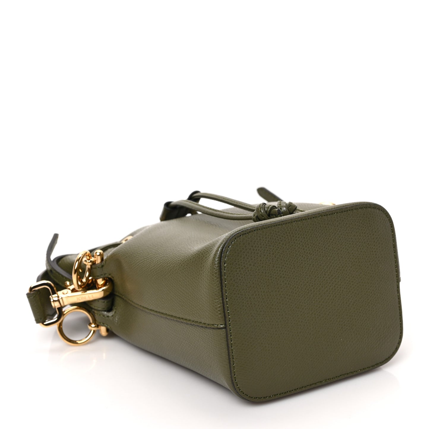 Vitello Cruise F is Fendi Mini Mon Tresor Bucket Bag Asparago