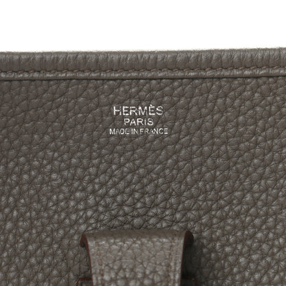 Hermes Taurillon Clemence Evelyne III GM Etain 6 of 11