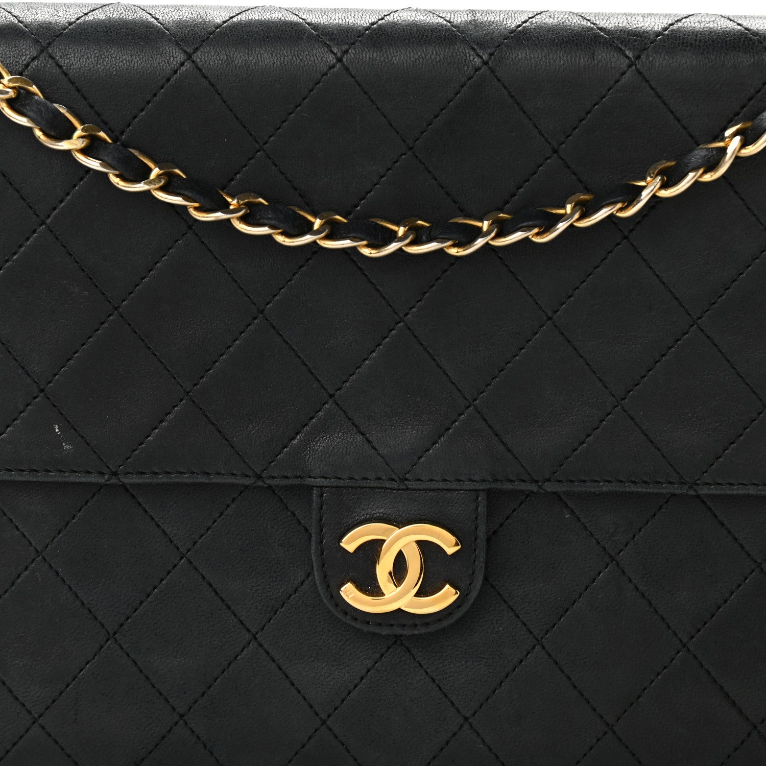 Chanel Lambskin Quilted Small Single Flap Black 8 of 19