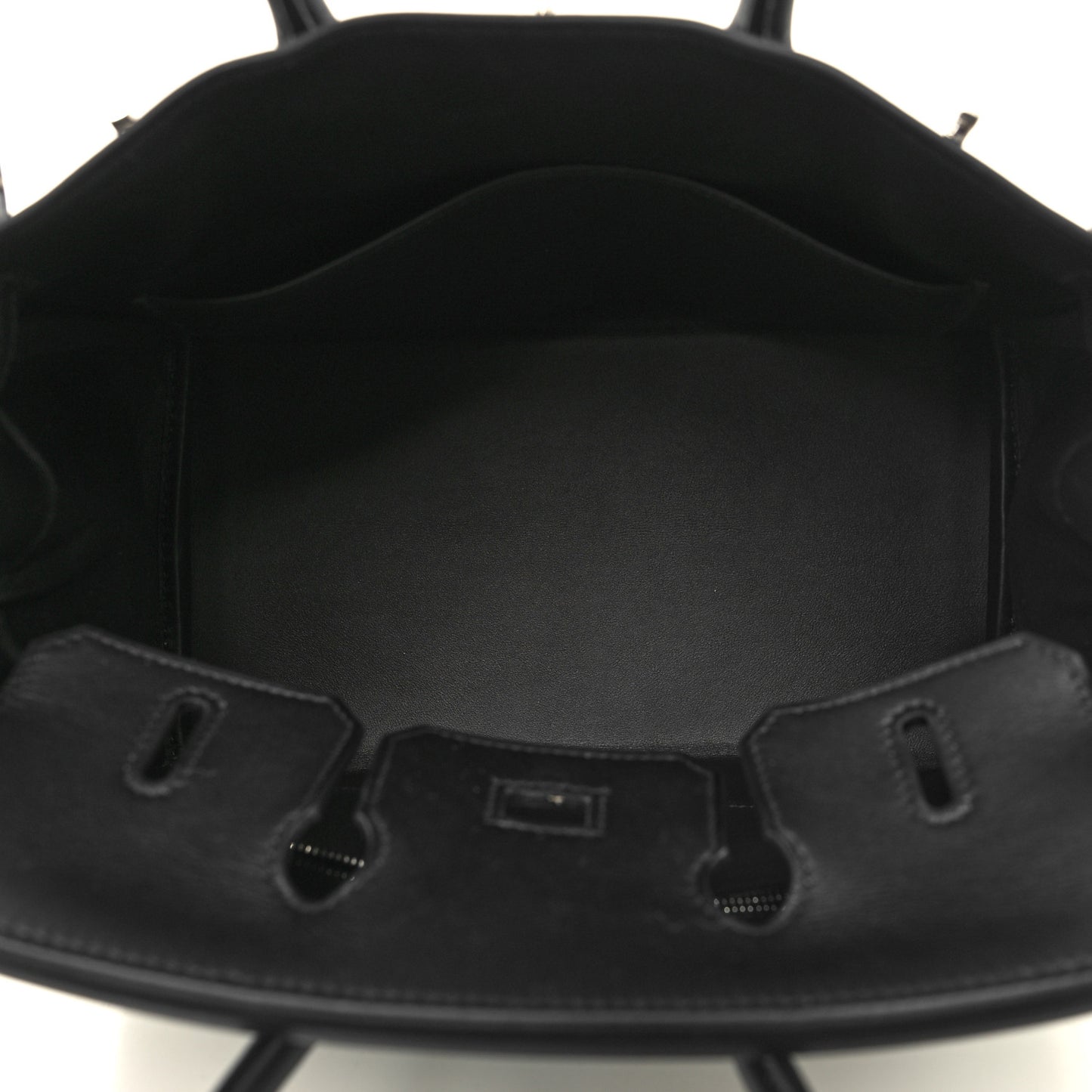 Toile Quadrille Swift Birkin 25 Black Menthe