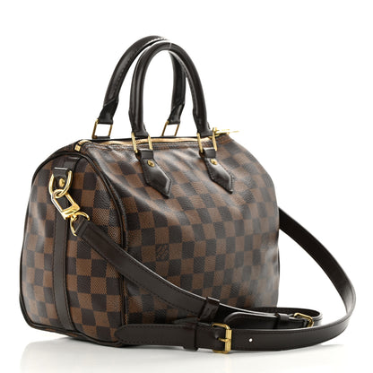 Louis Vuitton Damier Ebene Speedy Bandouliere 25 3 of 19