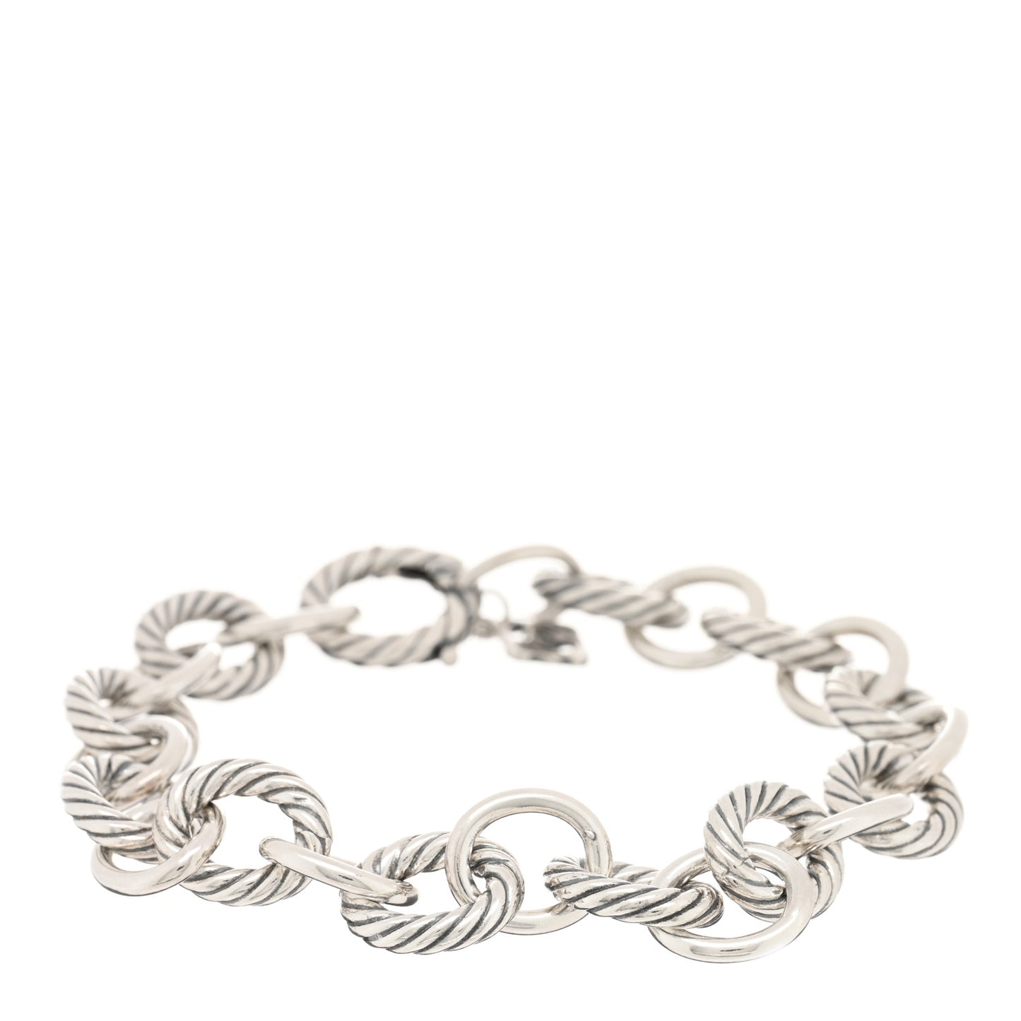 Sterling Silver 10mm Medium Oval Link Bracelet