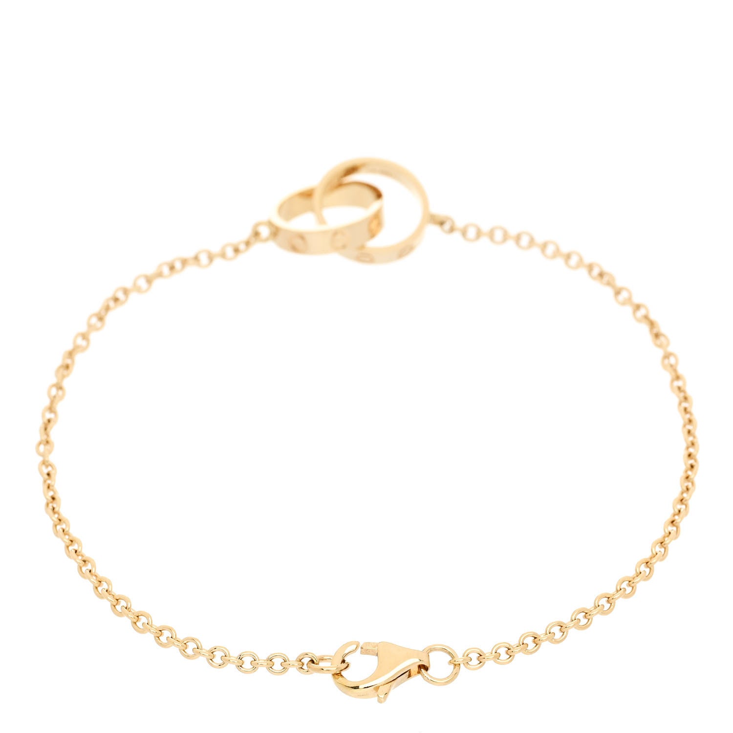 Cartier 18K Yellow Gold Interlocking LOVE Bracelet 2 of 4