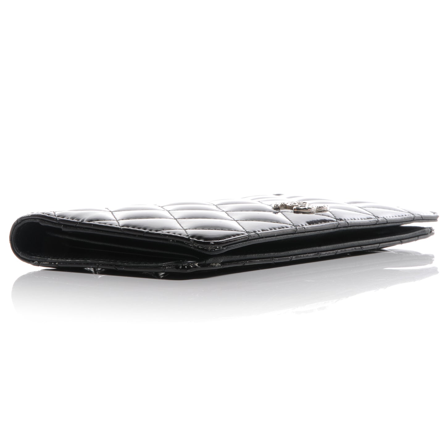 Patent Brilliant Yen Wallet Black