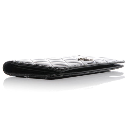 Chanel Patent Brilliant Yen Wallet Black 4 of 7