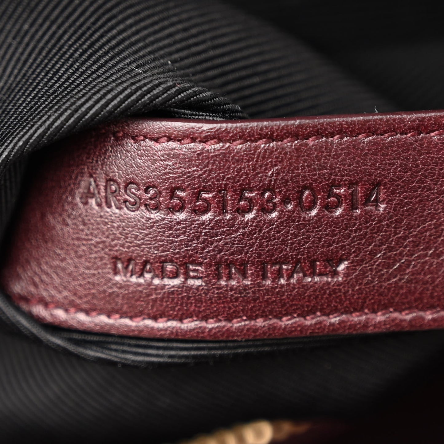 Calfskin Small Sac De Jour Amarena