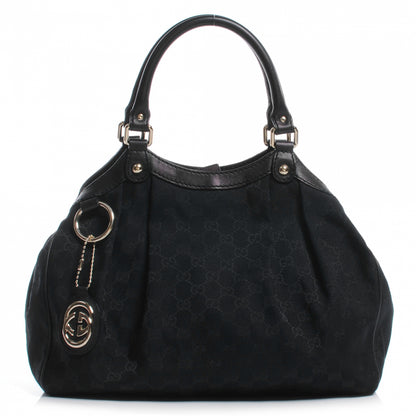 Gucci Monogram Medium Sukey Black 1 of 7