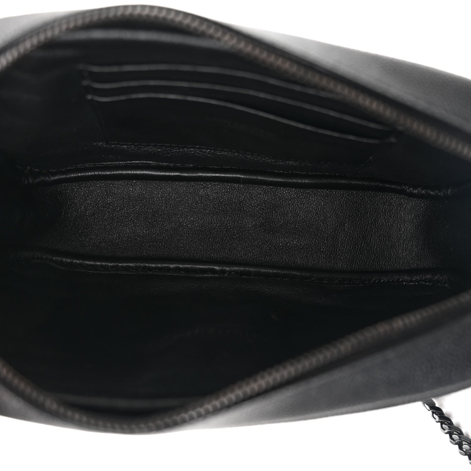 Saint Laurent Grain De Poudre Matelasse Monochrome Monogram Mini Lou Camera Bag Black 5 of 12