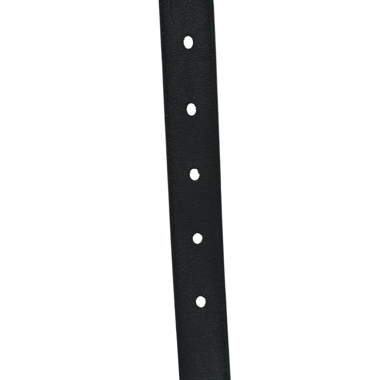 Calfskin Monogram Narrow Square Buckle Belt 75 30 Black