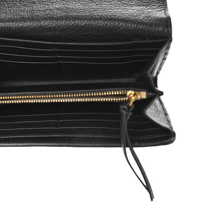 Chloe Calfskin Marcie Continental Flap Wallet Black 5 of 7