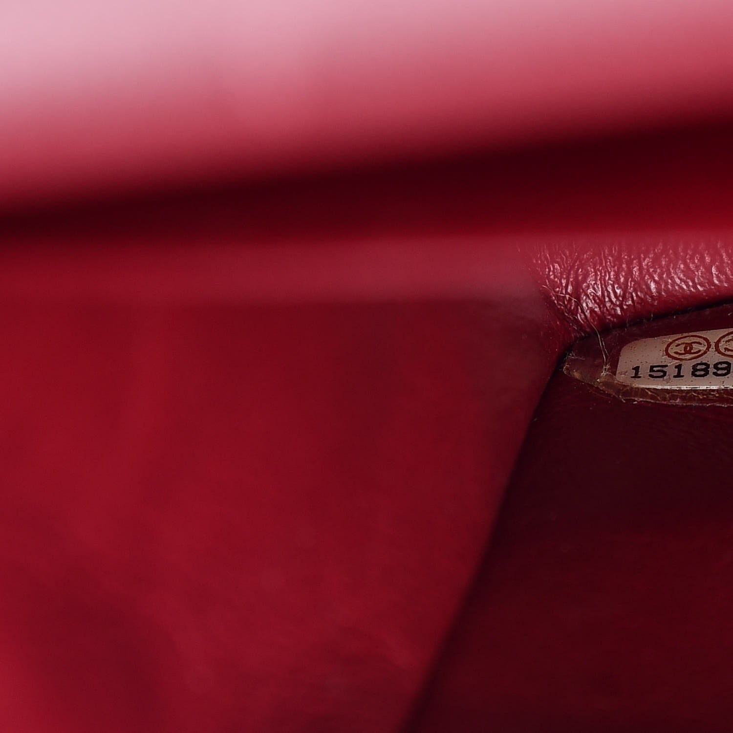 Chanel Patent Quilted Jumbo Double Flap Dark Red 7 of 15