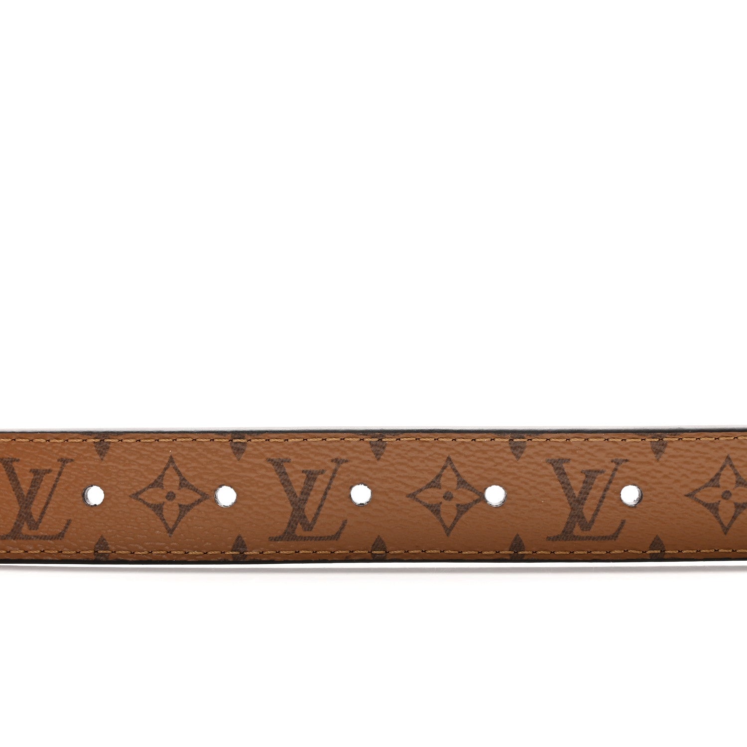 Louis Vuitton Monogram 25mm Dauphine Reversible Belt 90/36 Tan 4 of 5