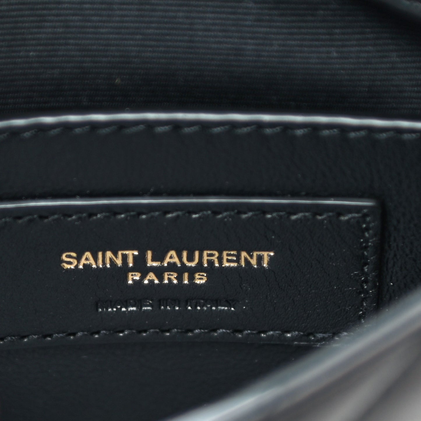 Lambskin Matelasse Monogram Double Flap Bag Black