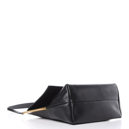 Celine Lambskin Flap Clasp Shoulder Bag Black 4 of 14