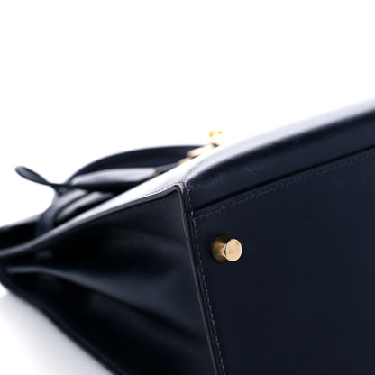 Hermes Box Kelly Sellier 32 Bleu Marine 9 of 34