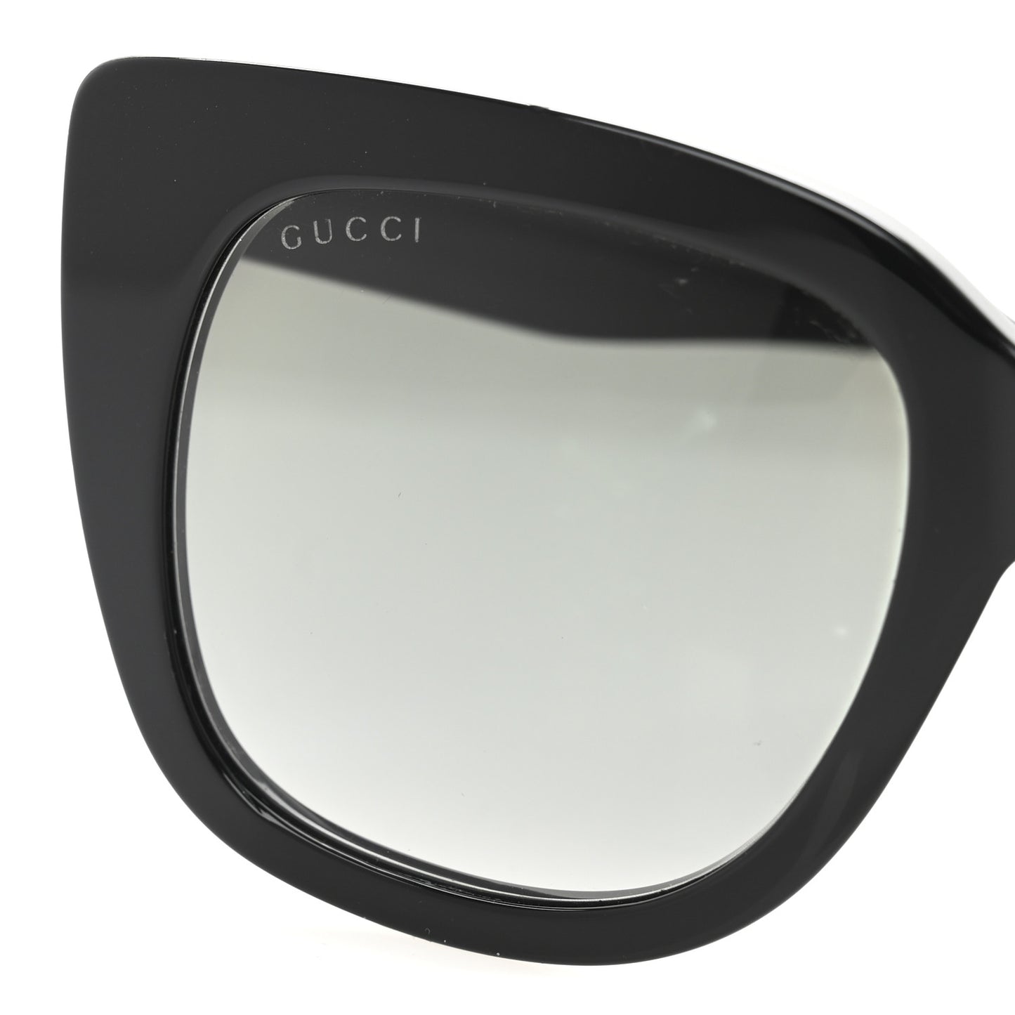 Acetate Cat Eye Sunglasses GG0163S Black