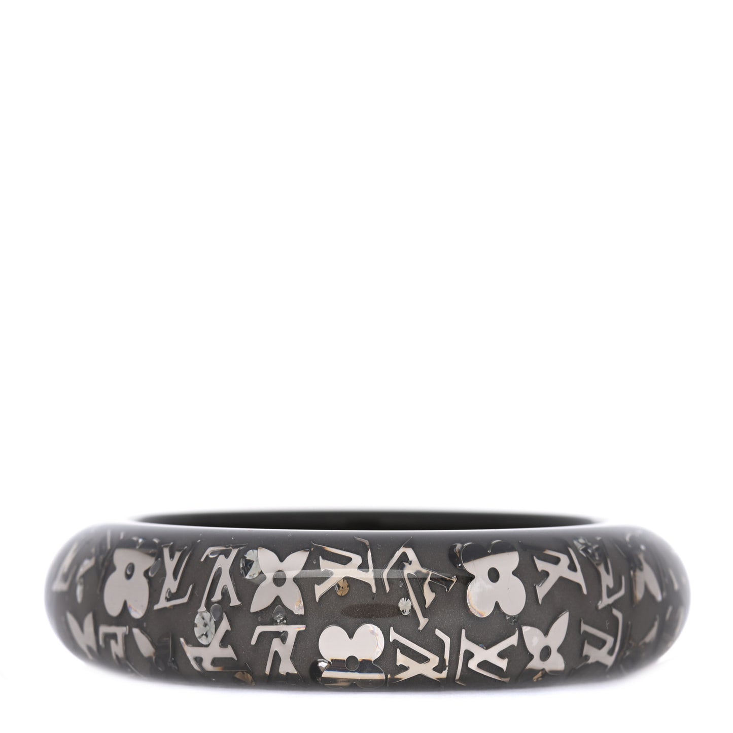 Resin Swarovski Small Inclusion Bracelet GM Grey