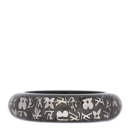 Louis Vuitton Resin Swarovski Small Inclusion Bracelet GM Grey 1 of 5