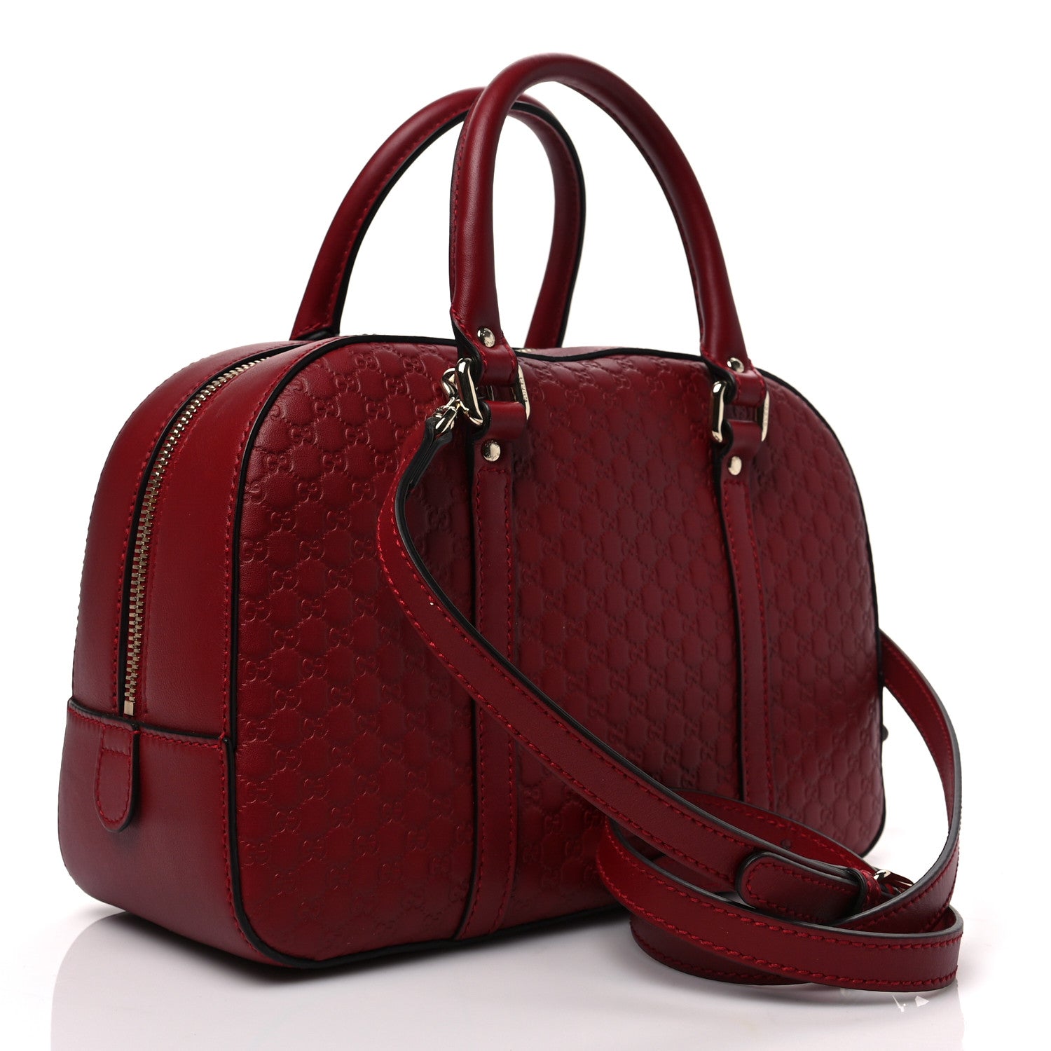 Gucci Soft Microguccissima Medium Crossbody Bag Rosso 3 of 8