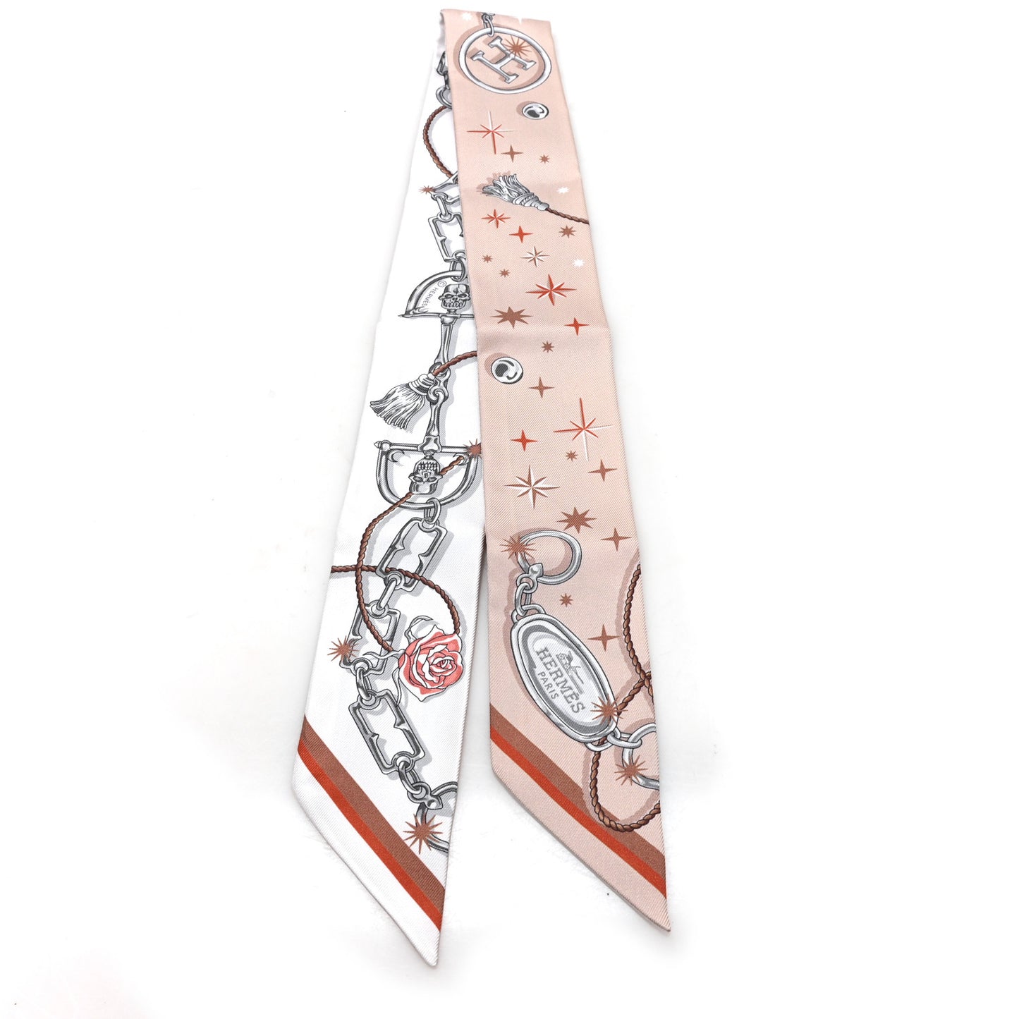Silk C'est la Fete Twilly Beige Rose Caramel White