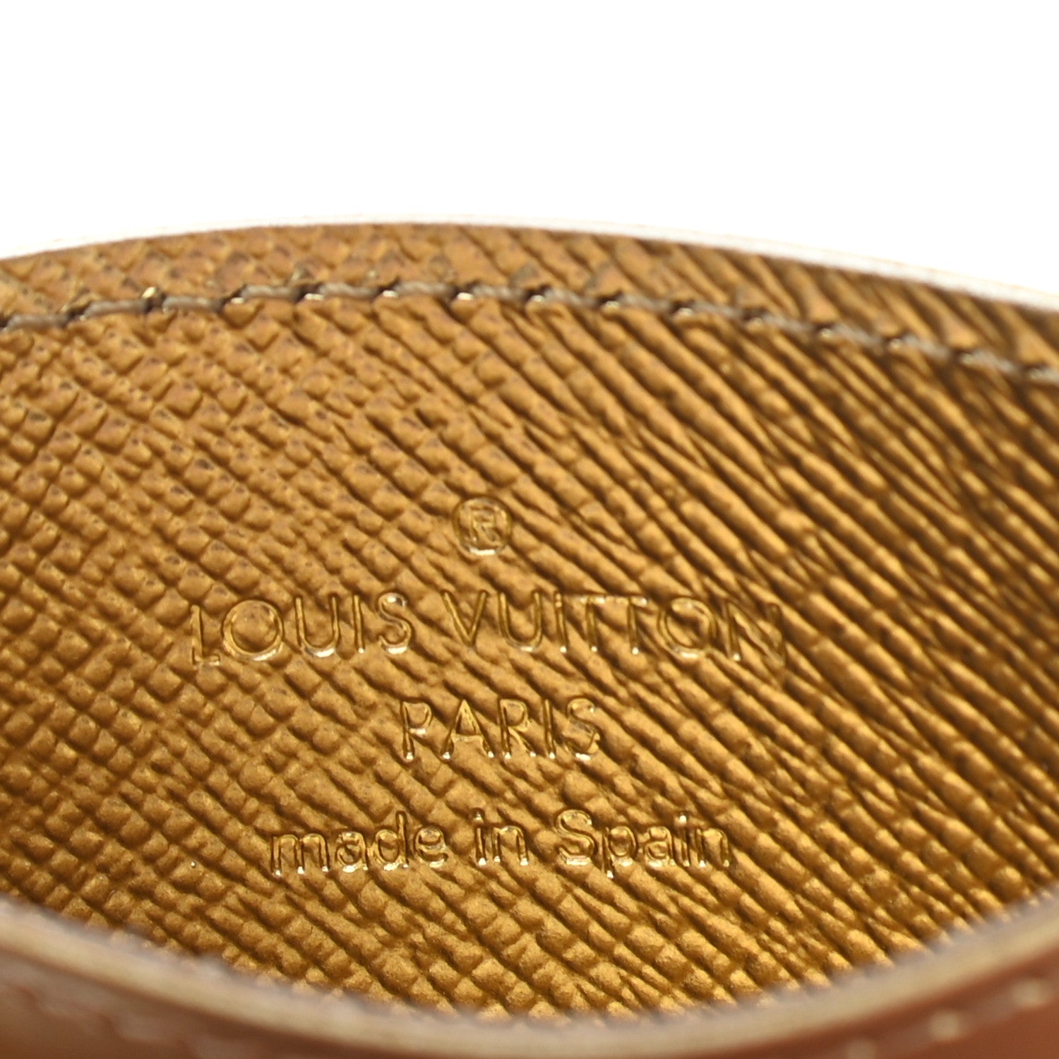 Louis Vuitton Epi Card Holder Gold 6 of 7