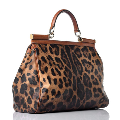 Dolce & Gabbana Leo Crepe Large Miss Sicily Satchel Naturale 3 of 8