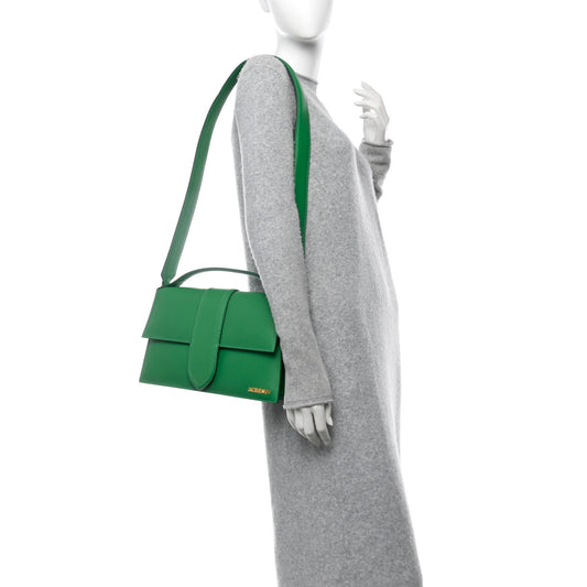 Smooth Calfskin Le Bambinou Green