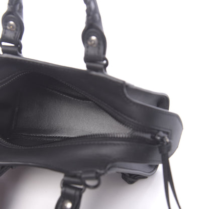 Balenciaga Smooth Calfskin Neo Classic Black Hardware Nano City Crossbody Black 5 of 10