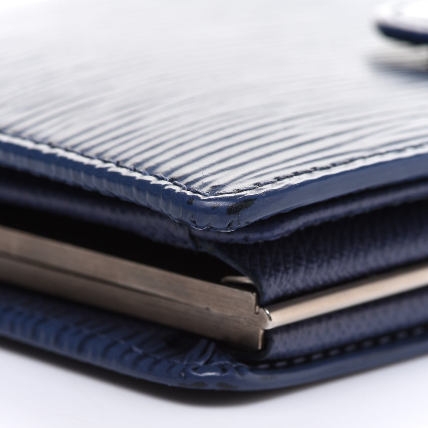 Epi French Purse Wallet Myrtille