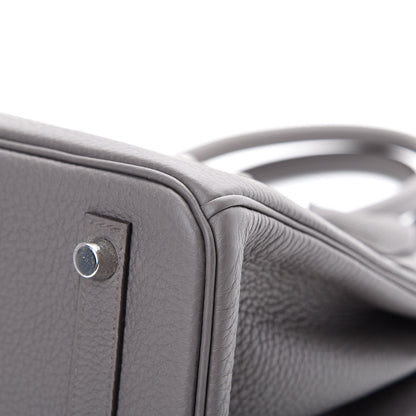 Hermes Togo Birkin 30 Etain 9 of 12