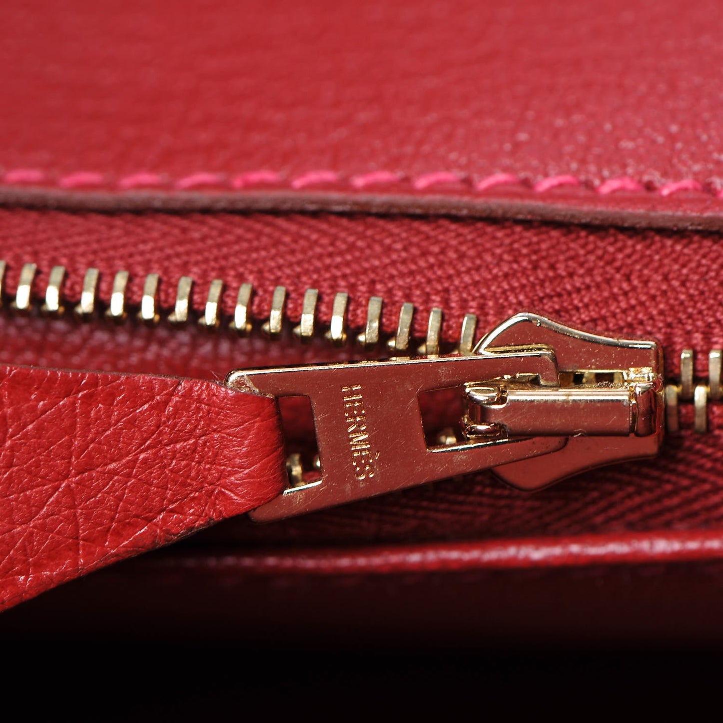 Ostrich Birkin 30 Rouge Vif
