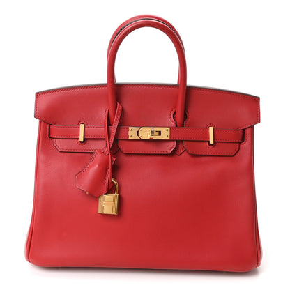 Hermes Swift Birkin 25 Rouge De Coeur 1 of 11