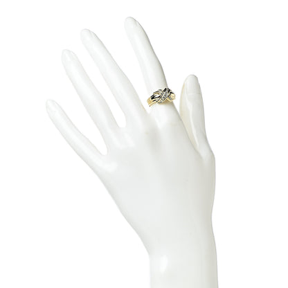 Tiffany 18K Yellow Gold Diamond Signature X Ring 50 5.25 2 of 6