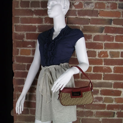 Christian Dior Canvas Small Columbus Hobo 2 of 9