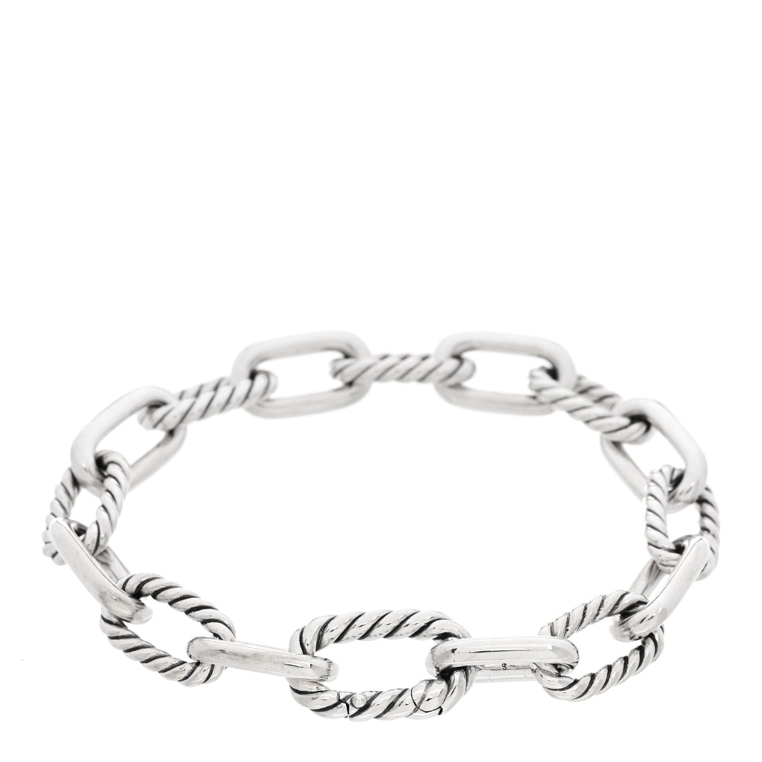 David Yurman Sterling Silver 8.5mm Madison Chain Bracelet 2 of 3
